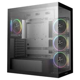 DEEPCOOL Корпус ATX CG580 4F V2, Midi-Tower, без БП, черный [r-cg580-bkada4-g-2]