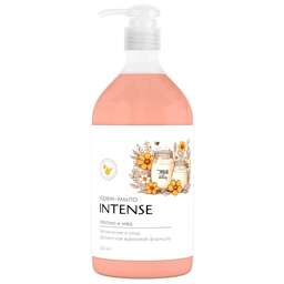CLEAN&GREEN Жидкое крем-мыло INTENSE молоко и мёд 500 мл. увлажняющее с дозатором CG8430