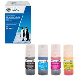 G&G Чернила GG-101BKCMY-45ml*4 101BKCMY, для Epson, 45мл, голубой/пурпурный/желтый/черный