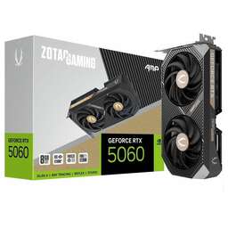 ZOTAC Видеокарта PCI-E 5.0 RTX 5060 AMP NVIDIA GeForce RTX 5060 8Gb 128bit GDDR7 2550/28000 HDMIx1 DPx3 HDCP Ret