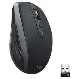 LOGITECH Мышь MX Anywhere 2S графитовый оптическая 4000dpi беспров. BT/Radio USB 7but (910-006211)