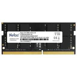 NETAC Модуль памяти SODIMM 4GB DDR4-2666 NTBSD4N26SP-04