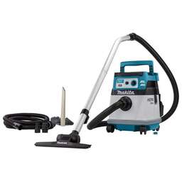MAKITA Строительный пылесос DVC157LZX3, аккумуляторный, без АКБ, без ЗУ, белый