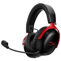 HYPERX Наушники с микрофоном Cloud III S Wireless черный/красный 0.5м мониторные BT оголовье (A59Z0AA)