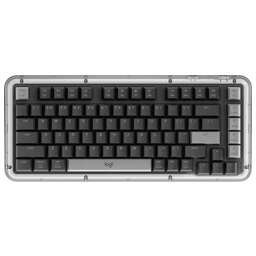 LOGITECH Клавиатура K75M механическая графитовый USB беспроводная BT/Radio Multimedia LED (подставка для запястий) (920-013299)