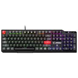 MSI Клавиатура VIGOR GK41 DUSK LR RU механическая черный/серый USB Multimedia for gamer LED (S11-04RUB01-CLA)