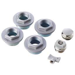 ROYAL THERMO Набор присоединительный 1/2" silver