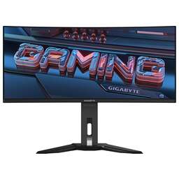 GIGABYTE Монитор 34" MO34WQC2 черный OLED LED 21:9 HDMI M/M матовая HAS Piv 250cd 178гр/178гр 3440x1440 240Hz DP WQ USB 9.86кг