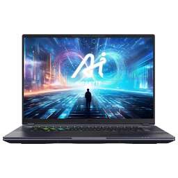 GIGABYTE Ноутбук Aorus 16X Core i7 13650HX 16Gb SSD1Tb NVIDIA GeForce RTX4060 8Gb 16" IPS QHD+ (2560x1600) FreeDOS grey WiFi BT Cam (9KG-43KZC54SD)
