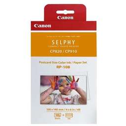 CANON Набор RP-108, для сублимационных принтеров, 108л, белый [8568b001]