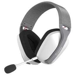 SMARTBUY Игровые наушники DESTROYER 2 / РАЗРУШИТЕЛЬ, 2.4G + Bluetooth, Type-C, 40мм, серые(SBHG150)