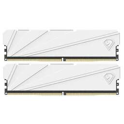 NETAC Оперативная память Shadow S NTSSD4P32DP-32W DDR4 - 2x 16ГБ 3200МГц, DIMM, White, Ret