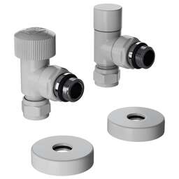 ROYAL THERMO Набор термостатический угловой Design Pro 15мм М30х1,5 (Белый)