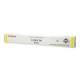 CANON Тонер C-EXV34Y, для iR C2020/C2025/C2030/C2220/C2225/C2230, желтый, туба