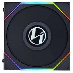 LIAN-LI Вентилятор для корпуса Uni Fan TL 120 LCD ARGB 120х120x28 черный 7-pin 27дБ (упак.:3шт) (G99.12TLLCD3B.00) Ret