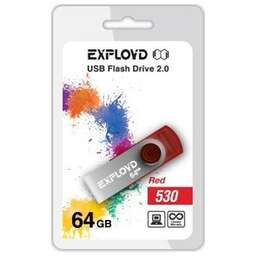EXPLOYD 64GB 530 красный [EX064GB530-R]