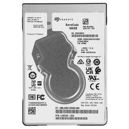 SEAGATE Жесткий диск Barracuda ST500LM034, 500ГБ, HDD, SATA III, 2.5"