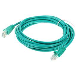 NONAME Патч-корд cat.5E molded 3м зеленый RJ-45 (m)-RJ-45 (m)