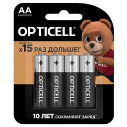 OPTICELL Батарея Basic LR6 AA (4шт) блистер
