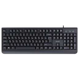 ACER Клавиатура OKW400 черный USB Multimedia (ZL.KBDEE.01C) кабель 1.8м