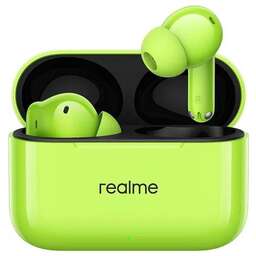 REALME Наушники Buds T200, Bluetooth, внутриканальные, зеленый [6941764462090]