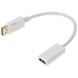 NONAME Переходник HDMI (f)/DisplayPort (m) белый