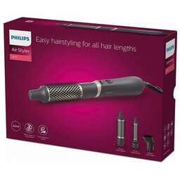 PHILIPS Фен-щетка BHA301/00 800Вт черный