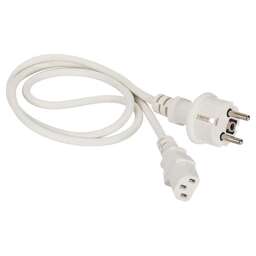 LANMASTER Шнур питания LAN-PP13/SH-2.0-WH C13-Schuko проводник.:3x0.75мм2 2м 220В 10А белый