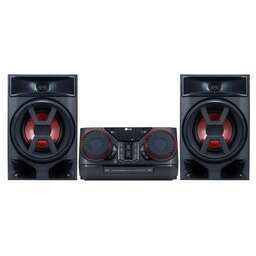 LG Музыкальный центр CK43N, 300Вт, Bluetooth, FM, USB, черный