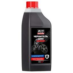 AVS CRYSTAL Чернитель шин BRILLIANT TYRE 1:4-7 (суперконцентрат) 1 л AVS AVK-796