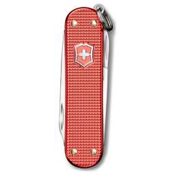 VICTORINOX Нож перочинный Classic SD Alox LE 2025 Stone Red (0.6221.L25) 58мм 5функц. красный подар.коробка