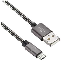 DIGMA Кабель MICROUSB-1.2M-BRAIDED-G USB (m)-micro USB (m) 1.2м темно-серый