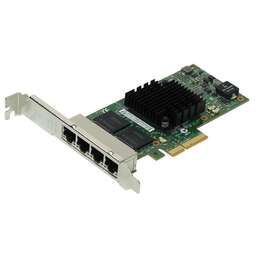 INTEL Сетевой адаптер ® Ethernet Server Adapter I350-T4 PCI-E v2.1 x4, 4x RJ45, 10/100/1000Base-T, Low Profile