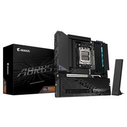 AORUS Материнская плата B850M STEALTH B850, AM5, 4*DDR5, 2*PCIEx16, 3*M.2, 2*Type-C, 1*USB3.2Gen2, 6*USB3.2Gen1, 8*USB2.0, 2*SATA3.0, 5G, DP, HDMI, M-ATX, RTL