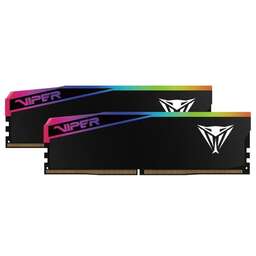 PATRIOT Память DDR5 2x16GB 6000MHz VEUR532G6028K Viper Elite 5 Ultra RGB RTL Gaming PC5-48000 CL28 DIMM UDIMM 288-pin 1.4В kit single rank с радиатором Ret
