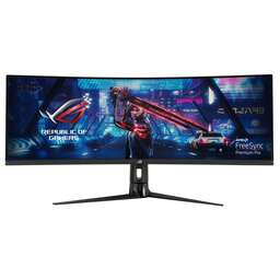 ASUS Монитор 49" XG49VQ VA 4K UHD(3840x2160) 144Hz DP 2xHDMI 2xUSB 4ms(GTG) 450cd/㎡ 32:9 Curved(1800R)