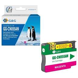 G&G Картридж струйный GG-CN055AN пурпурный (14мл) для HP Officejet 6100/6600/6700/7110/7510/7610/7612