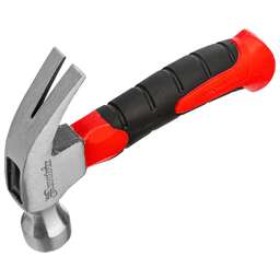 MATRIX Молоток-гвоздодер мини, фибергласовая двухкомпонентная рукоятка, 250 г 10444