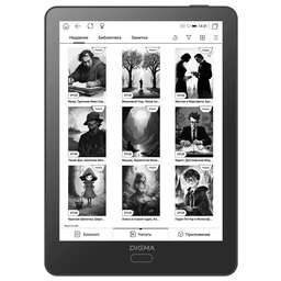 DIGMA Электронная книга A6 6" E-Ink Carta 758x1024 1.8Ghz 1Gb/32Gb/SD/microSDHC/подсветка дисплея темно-серый