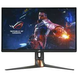 ASUS Монитор 27" ROG Swift PG27UQR черный IPS LED 16:9 HDMI полуматовая HAS Piv 600cd 178гр/178гр 3840x2160 160Hz FreeSync Premium Pro DP WQ USB 7.4кг