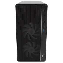 IRU Компьютер Game 510H6SEA Intel Core i5 12400F, DDR4 16ГБ, 512ГБ(SSD), NVIDIA GeForce RTX 3050 - 6 ГБ, FreeDOS, черный [2023150]