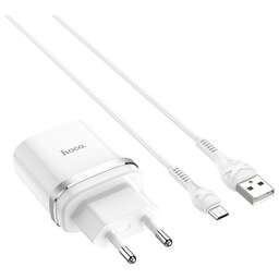 HOCO (6931474716286) C12Qm QC3.0 White + кабель MICRO USB