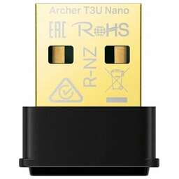 TP-LINK Сетевой адаптер Wi-Fi ARCHER T3U NANO AC1300 USB 2.0