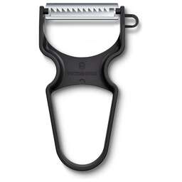 VICTORINOX Овощечистка для овощей и фруктов Rapid черныйс лезвием жульен (6.0934.3)