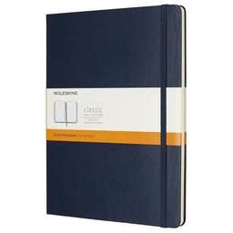 MOLESKINE Блокнот CLASSIC, 192стр, в линейку, твердая обложка, синий [qp090b20]