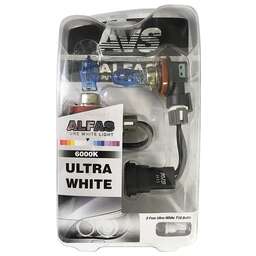 AVS Газонаполненные лампы ALFAS Pure-White 6000К H11 12V 85W, комплект 2+2 (W5W) шт