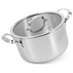 POMI D'ORO P595729 Maestro Кастрюля с крышкой 22см, 4,5л
