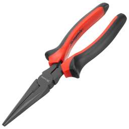 MATRIX Длинногубцы прямые Black Nickel, 200 мм, двухкомпонентные рукоятки 17162