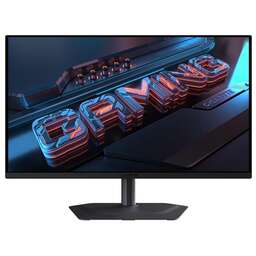 GIGABYTE Монитор 27" MO27U2 EK Black (OLED, 3840 x 2160 (UHD), 240Hz, 0,03ms, 250cd/m, 1,5M:1, 2xHDMI-2.1, DP-1.4, 3xUSB3.2, USB Type-C до 18 Вт)