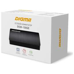DIGMA Коммутатор DSW-108GE, неуправляемый